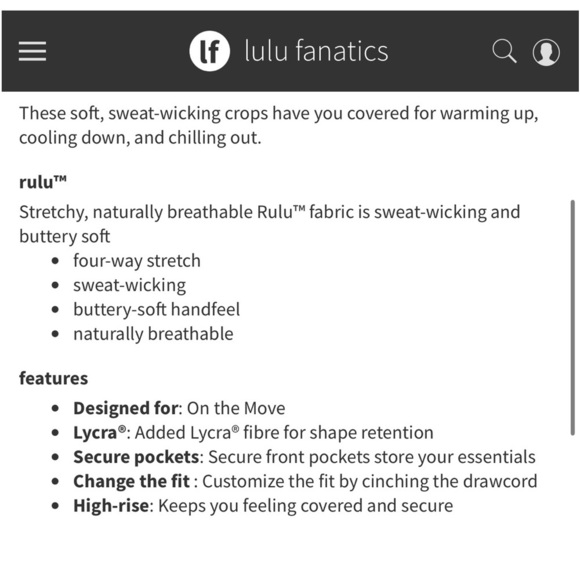 Lululemon Navy Ready To Rulu Cropped Jogger Size 2 - Picture 12 of 13